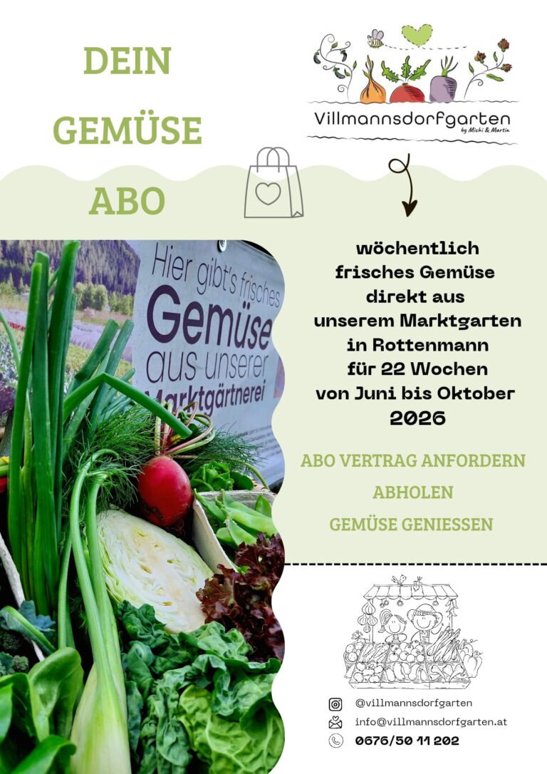 Gemüse Abo 2026 Region Liezen